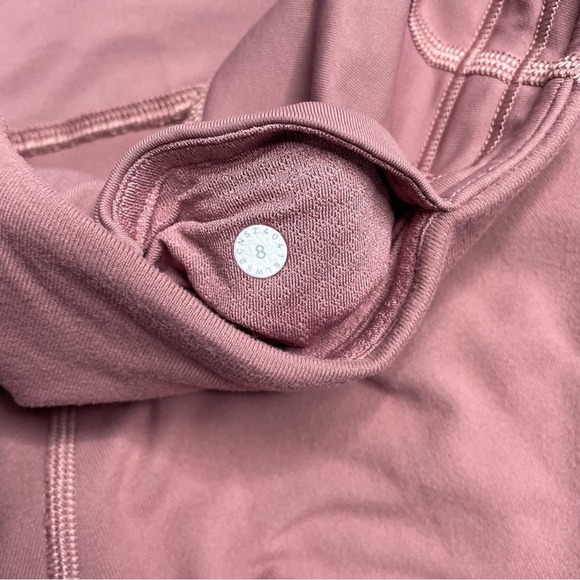lululemon High Rise Spanish Rose Ready To Rulu Leggings 28” Size 8 - Picture 3 of 10